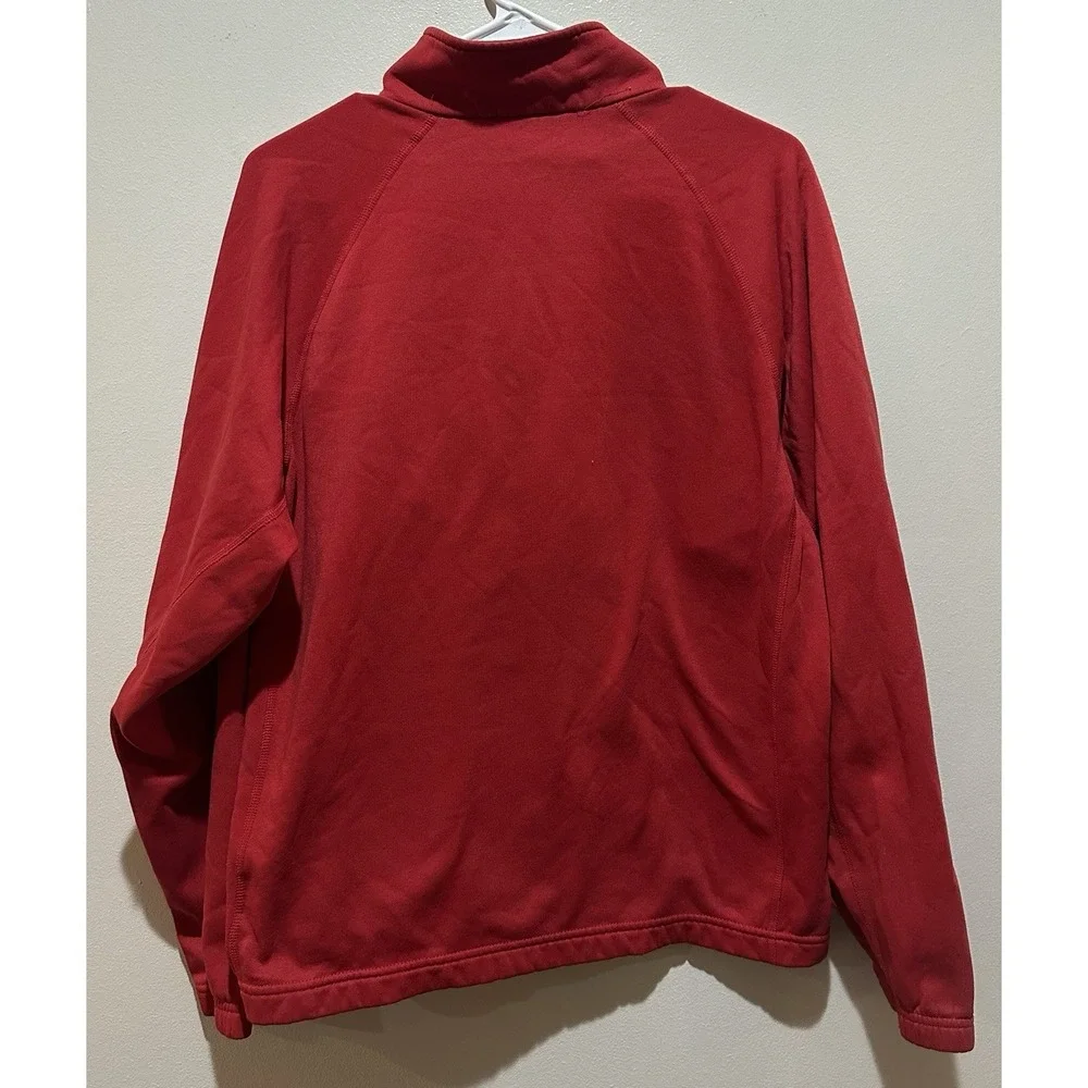 The North Face Men's Made In The USA Ultrawick Quarter Zip Pullover Size M - Red